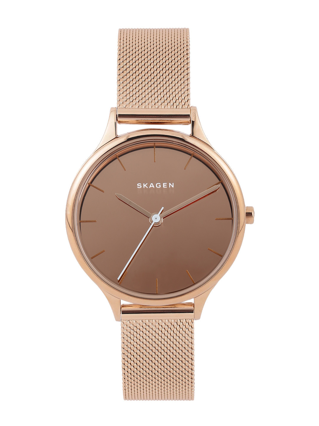 SKAGEN Denmark Women Rose GoldToned Dial Watch SKW2413I price Myntra