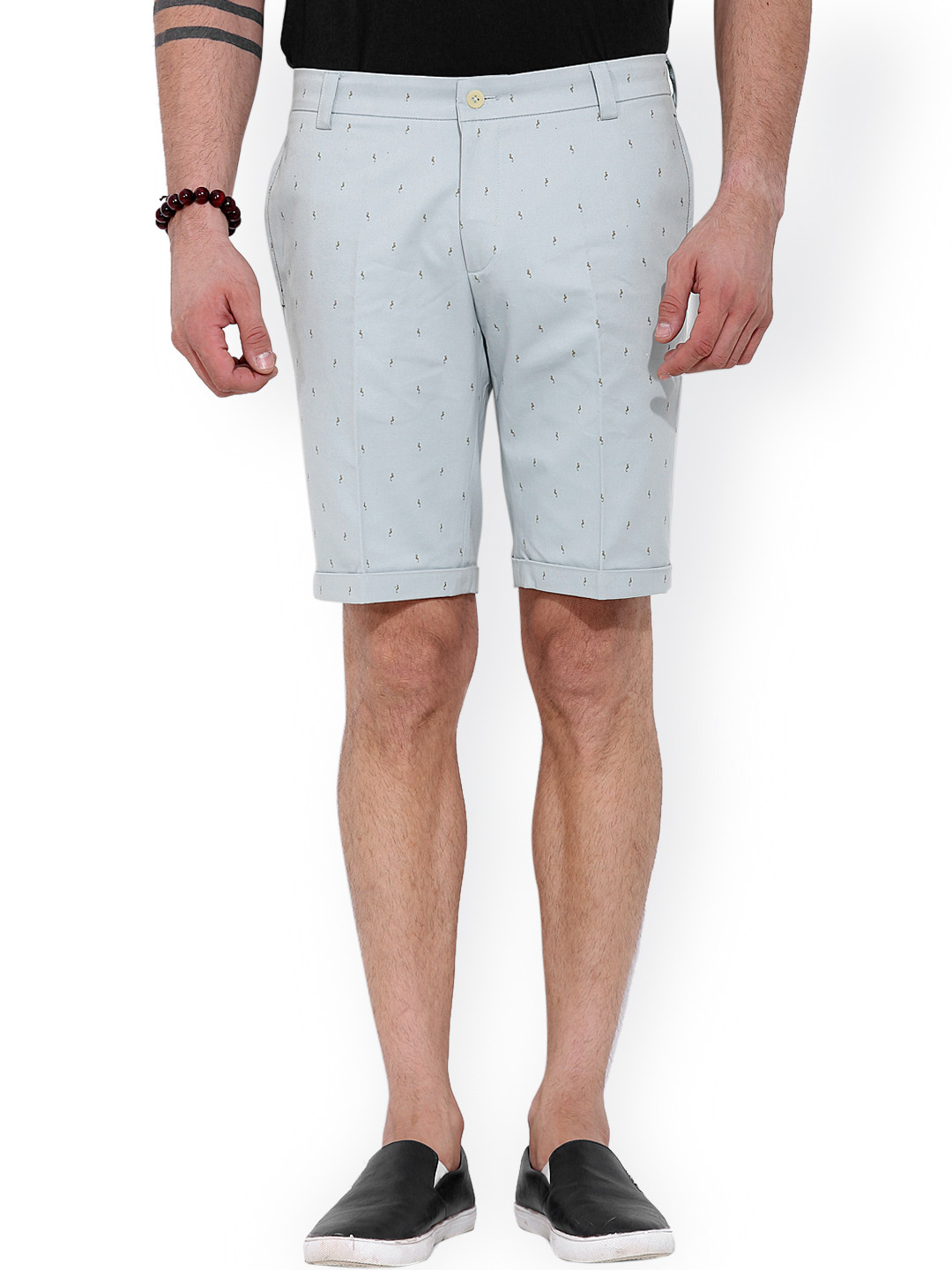 MR BUTTON Men Blue Slim Fit Chino Shorts price Myntra. Shorts & 3/4ths