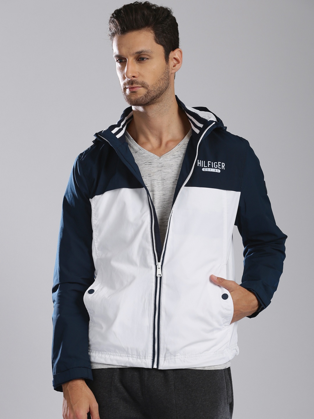 myntra tommy hilfiger jackets