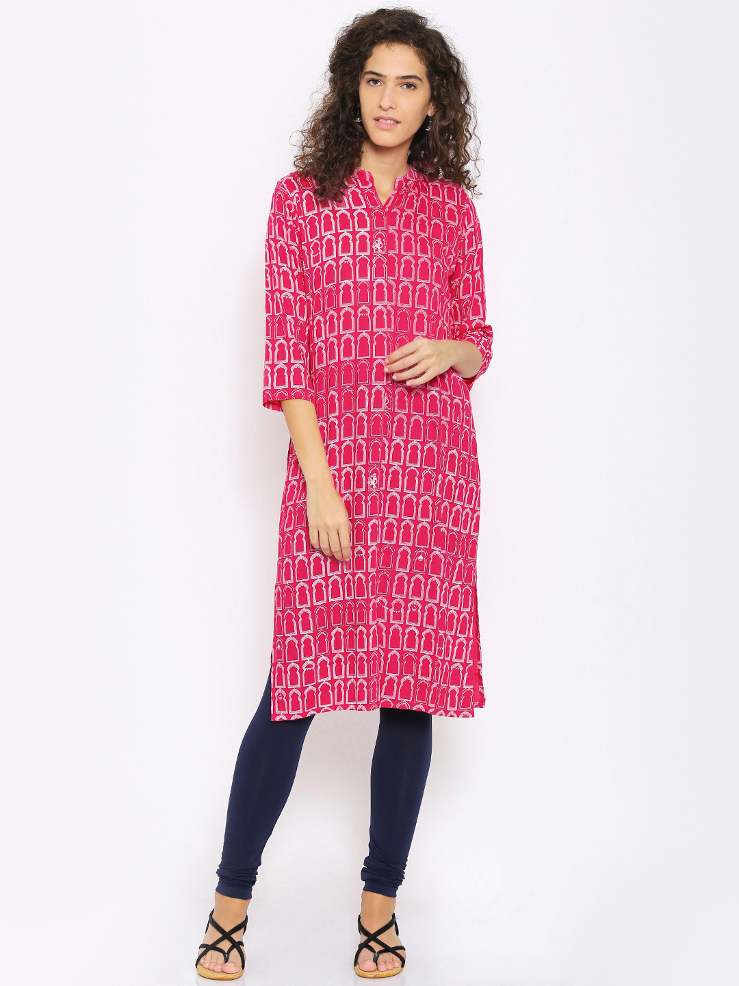 Soch Women Pink Printed Straight Kurta price Myntra. Kurtas & Kurtis Deals at Myntra. Soch Women 