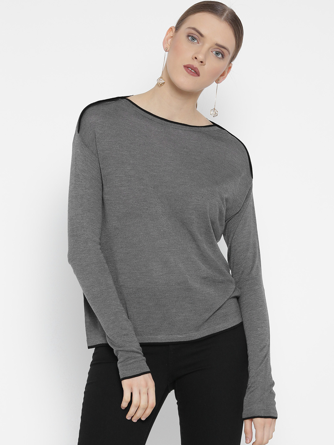 plus size tunic length sweaters