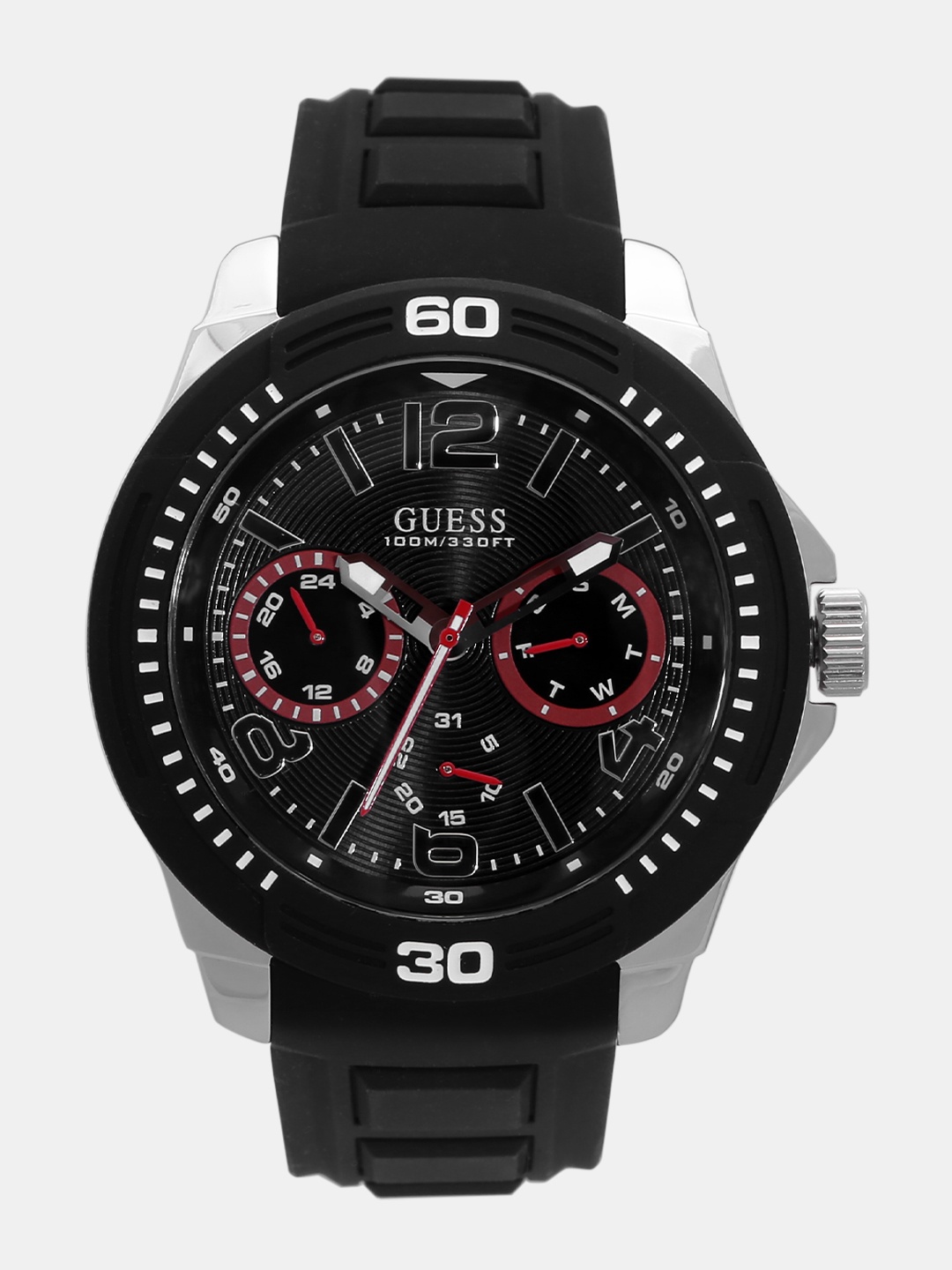 GUESS Men Black Analogue Watch W0967G1 price Myntra. Watches Deals at