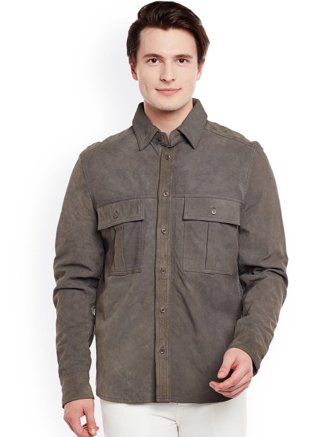 myntra leather jackets