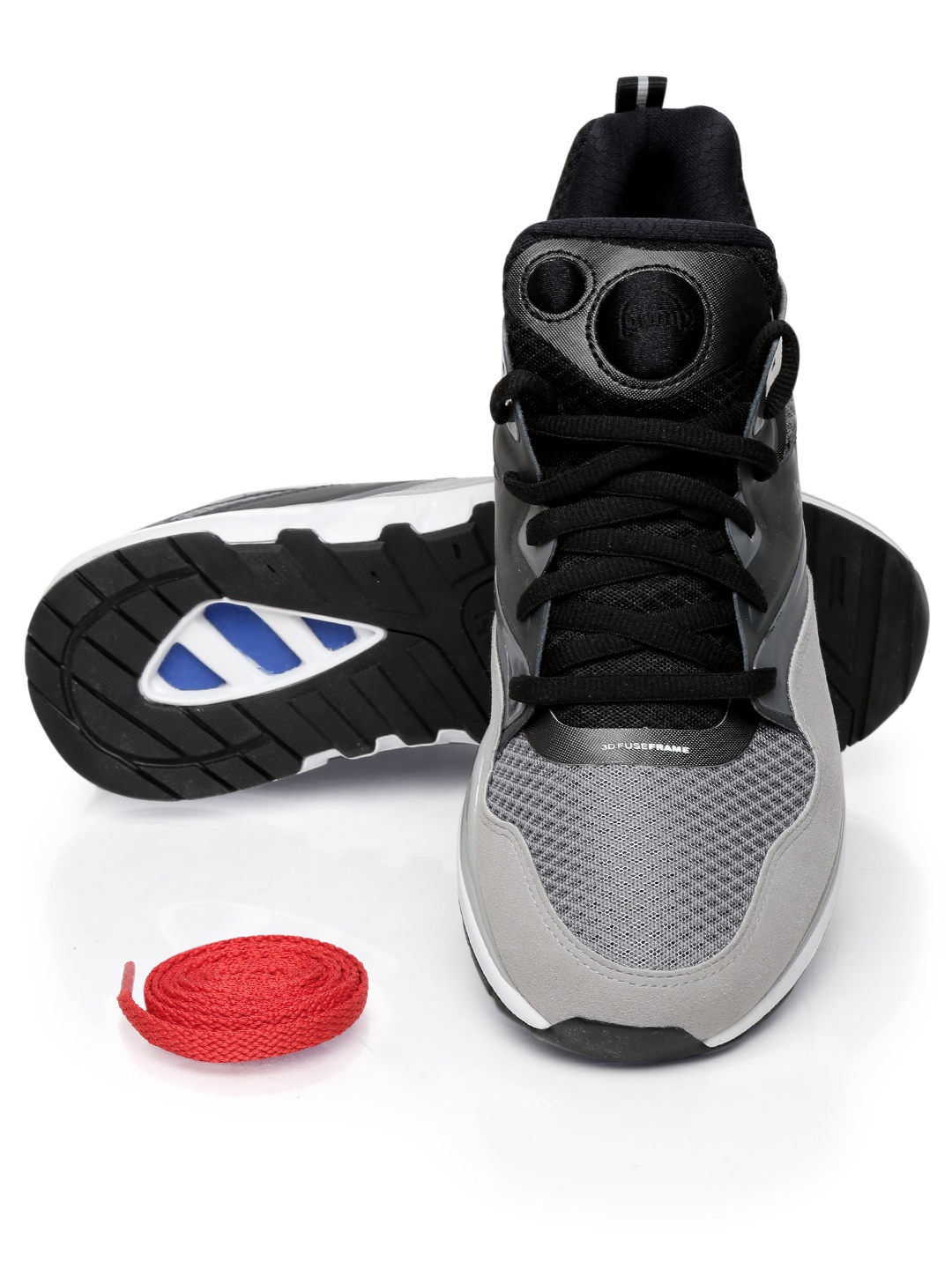 shoes with pump on tongue