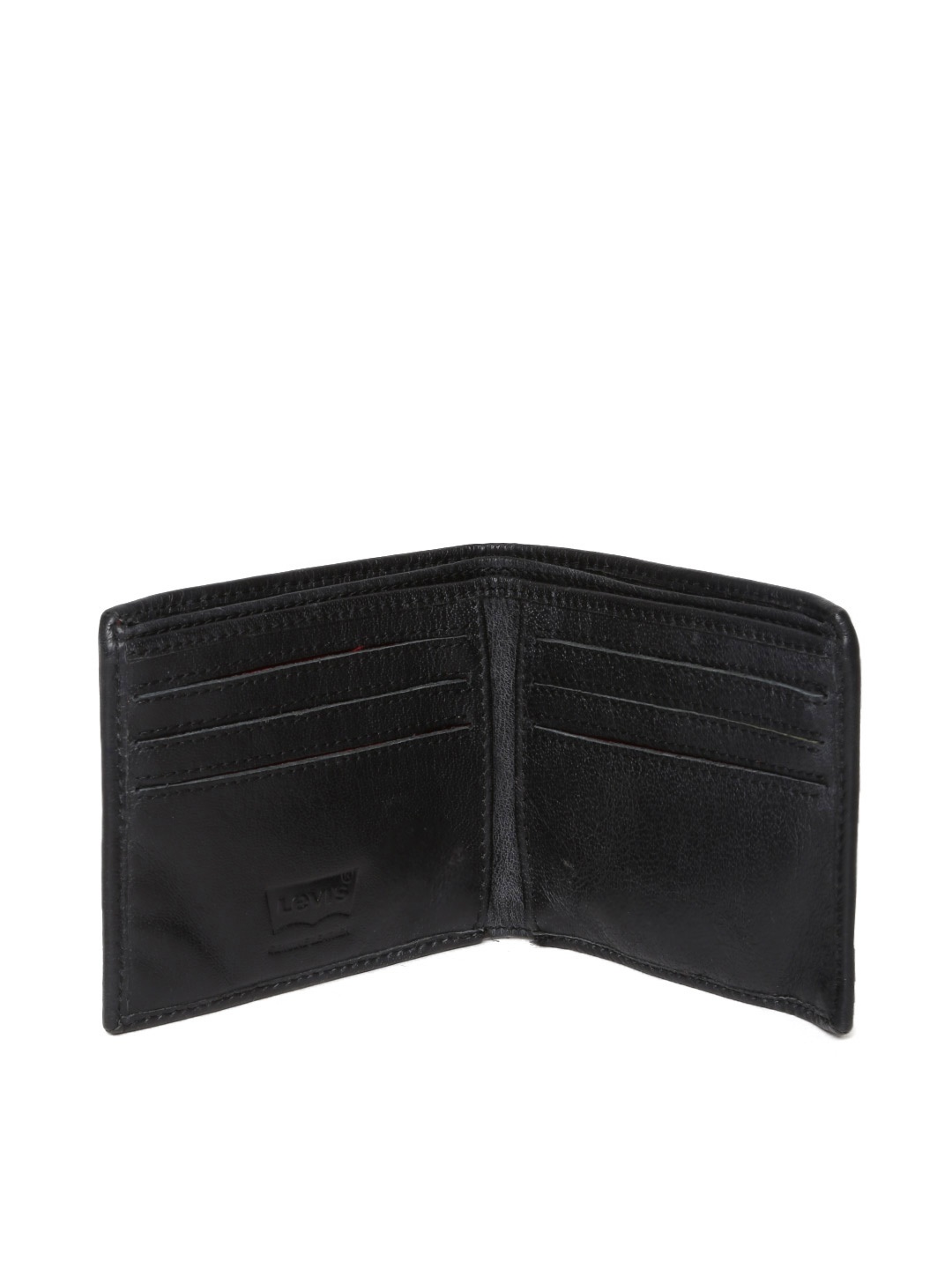 Myntra Levis Men Black Leather Wallet 267347 | Buy Myntra Levis Wallets at best price online ...