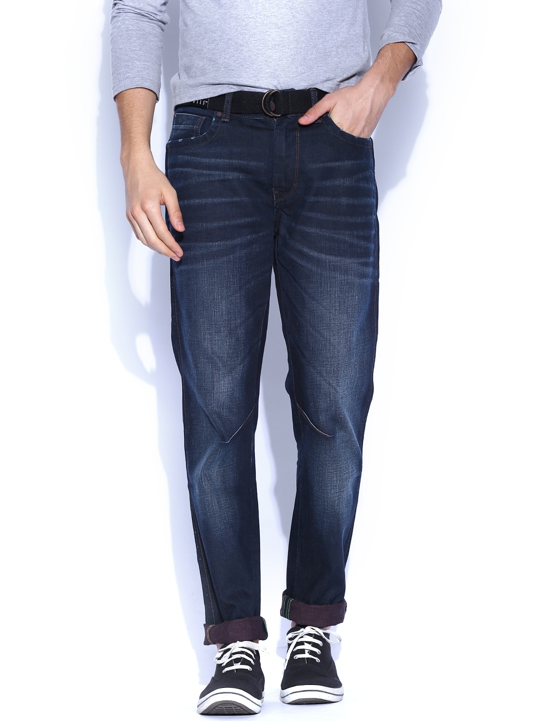 Myntra HRX Men Blue Jeans 320382 | Buy Myntra HRX Jeans at best price online. All myntra 