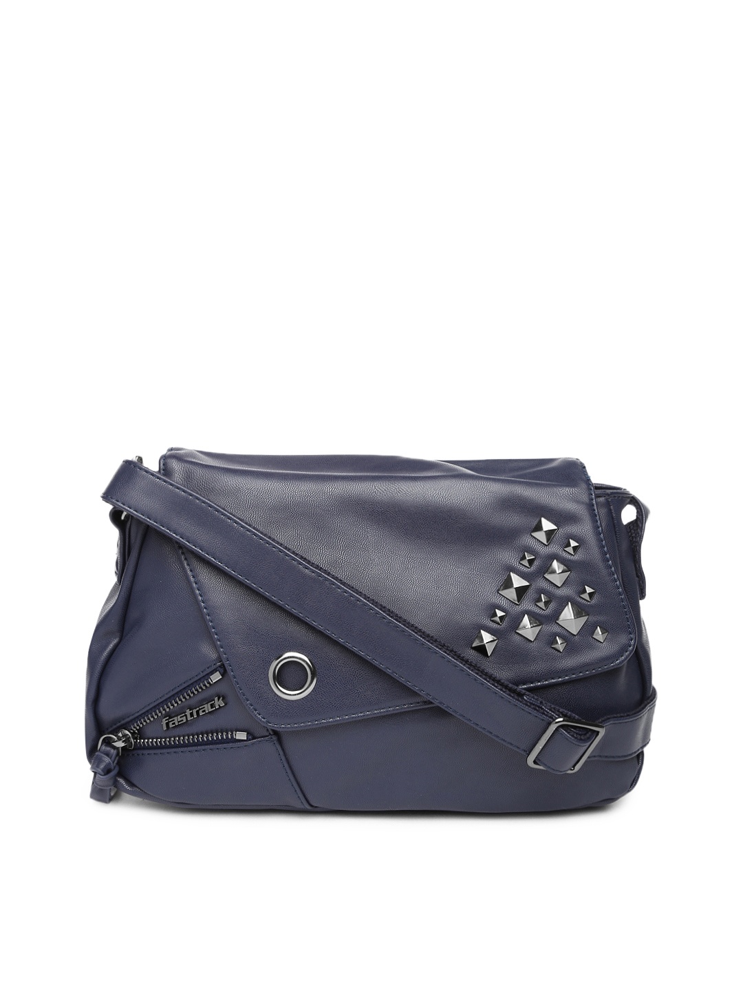 Myntra Fastrack Navy Sling Bag 439383 | Buy Myntra Fastrack Handbags at best price online. All ...