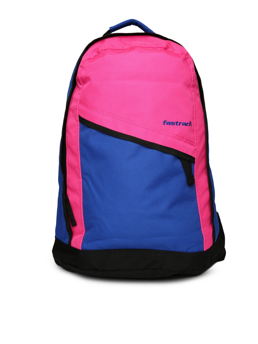 Fastrack Women Blue & Pink Backpack
