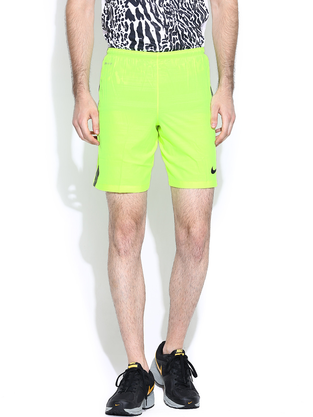 lime green nike shorts mens