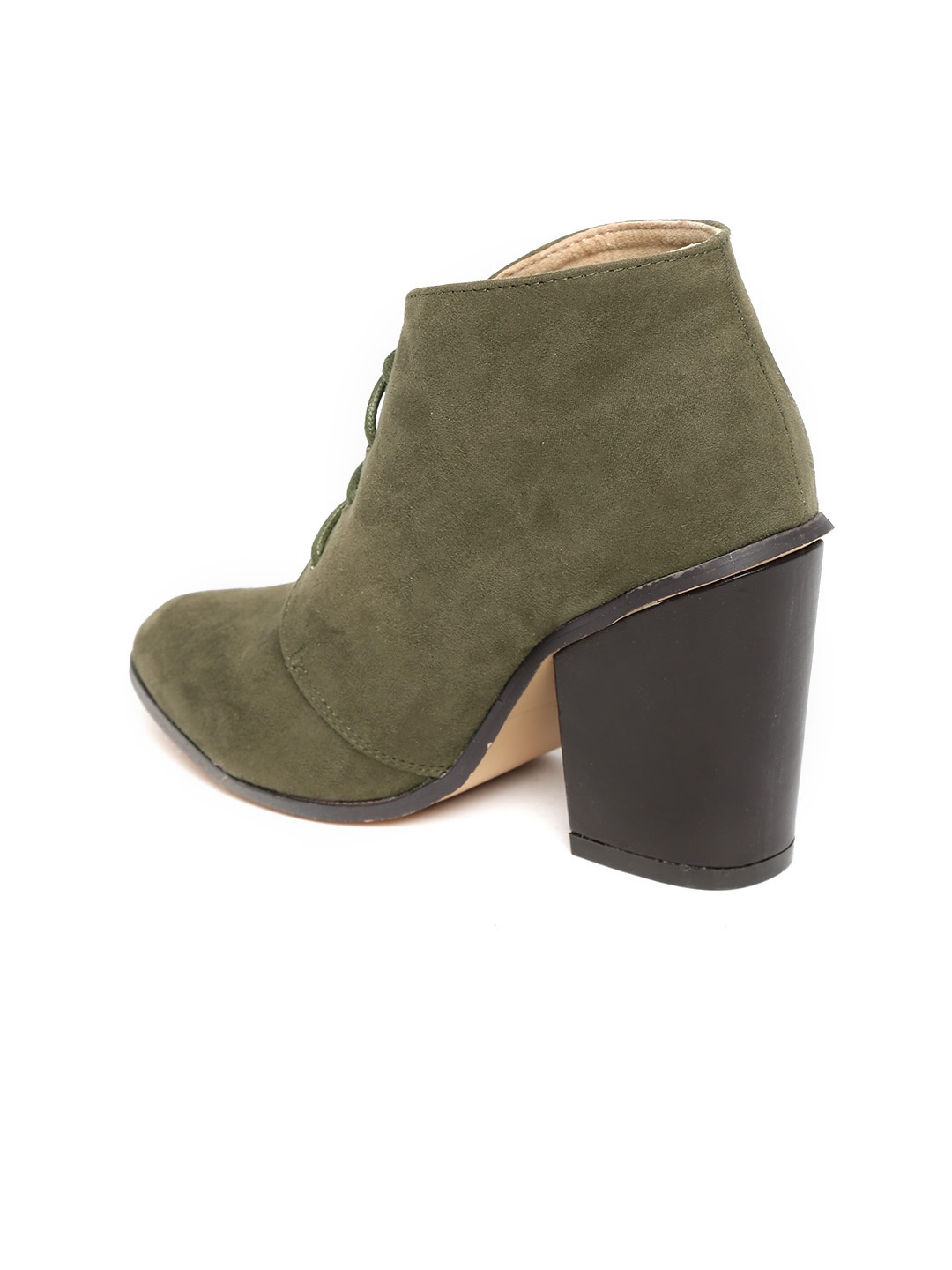 womens olive green suede boots