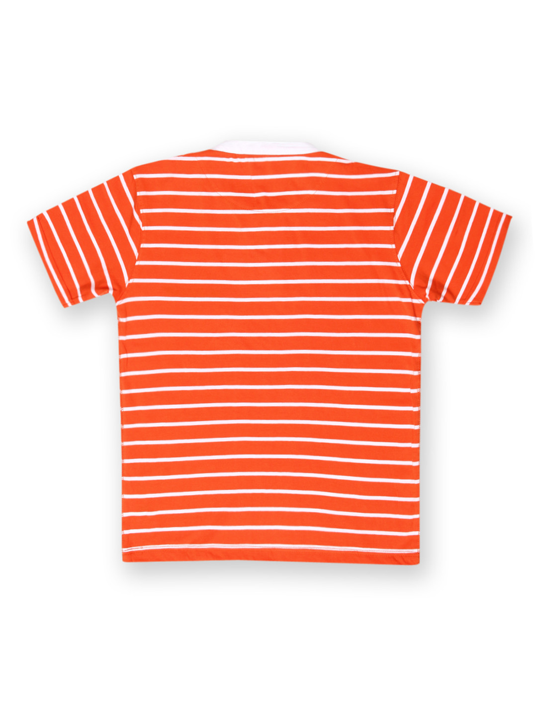 Myntra U.S Polo Assn. Kids Boys Orange & White Striped T-shirt 661082 ... Myntra U.S Polo Assn. Kids Boys Orange & White Striped T-shirt 661082 ...