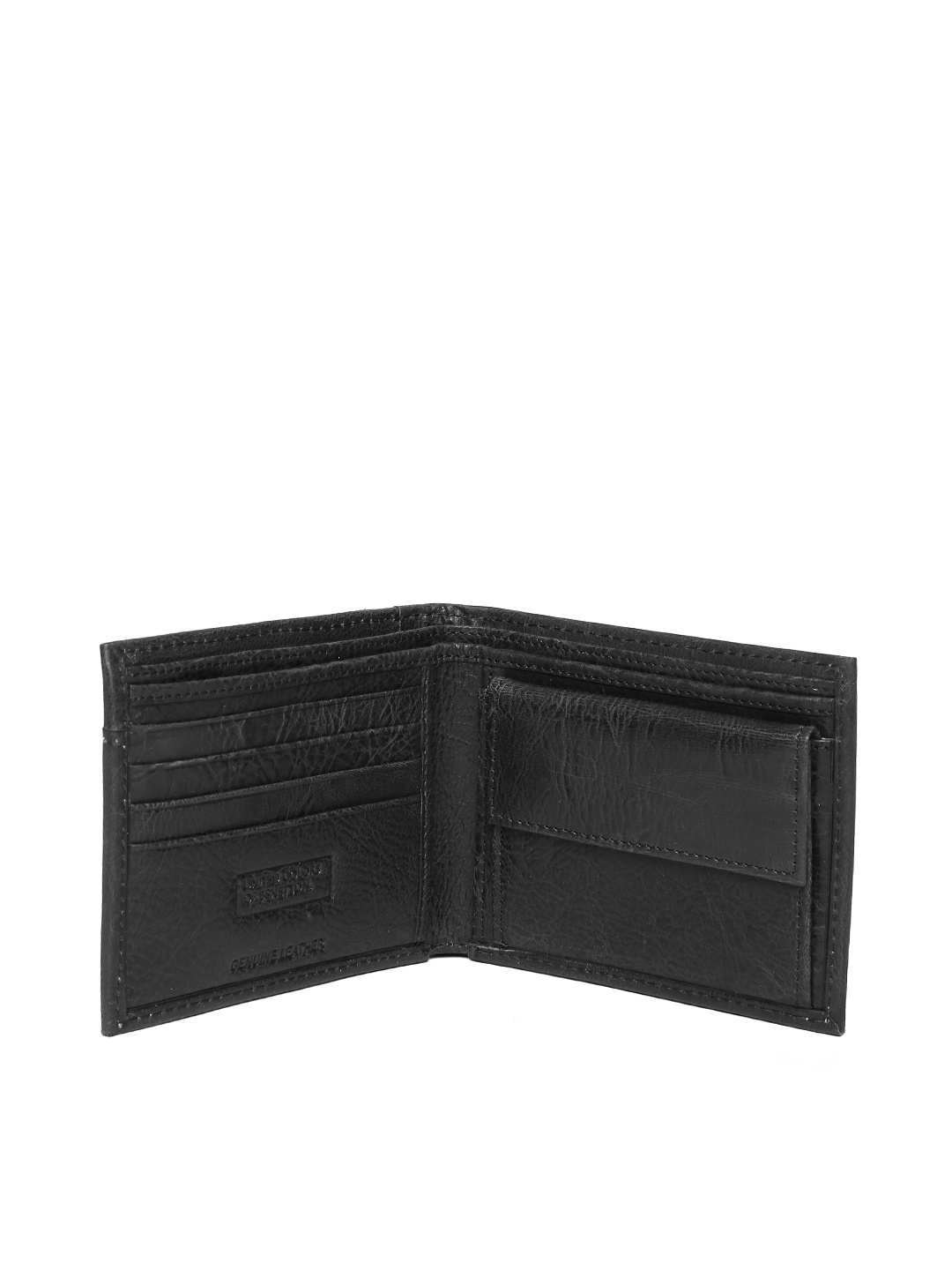 benetton men's leather wallet price