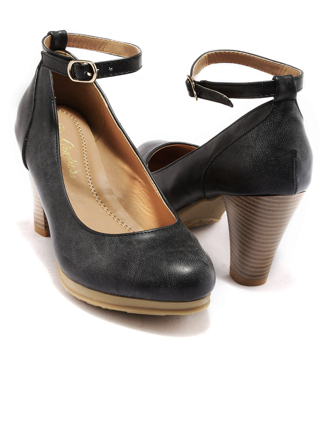 Myntra Candie�s New York Women Black Heeled Shoes 674662