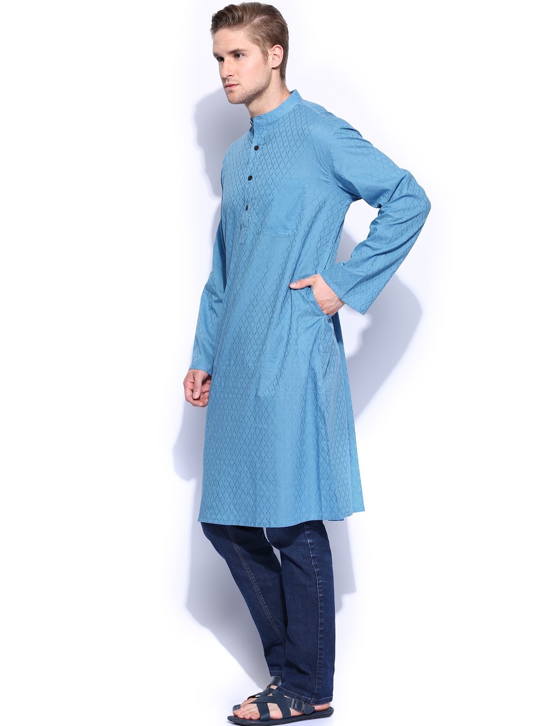 mens kurta in myntra