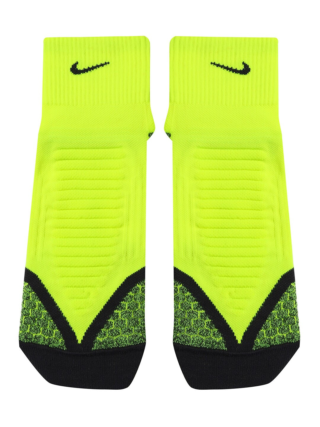 Myntra Nike Elite Unisex Neon Green Cushioned Dri-FIT Running Socks 683953 | Buy Myntra Nike 