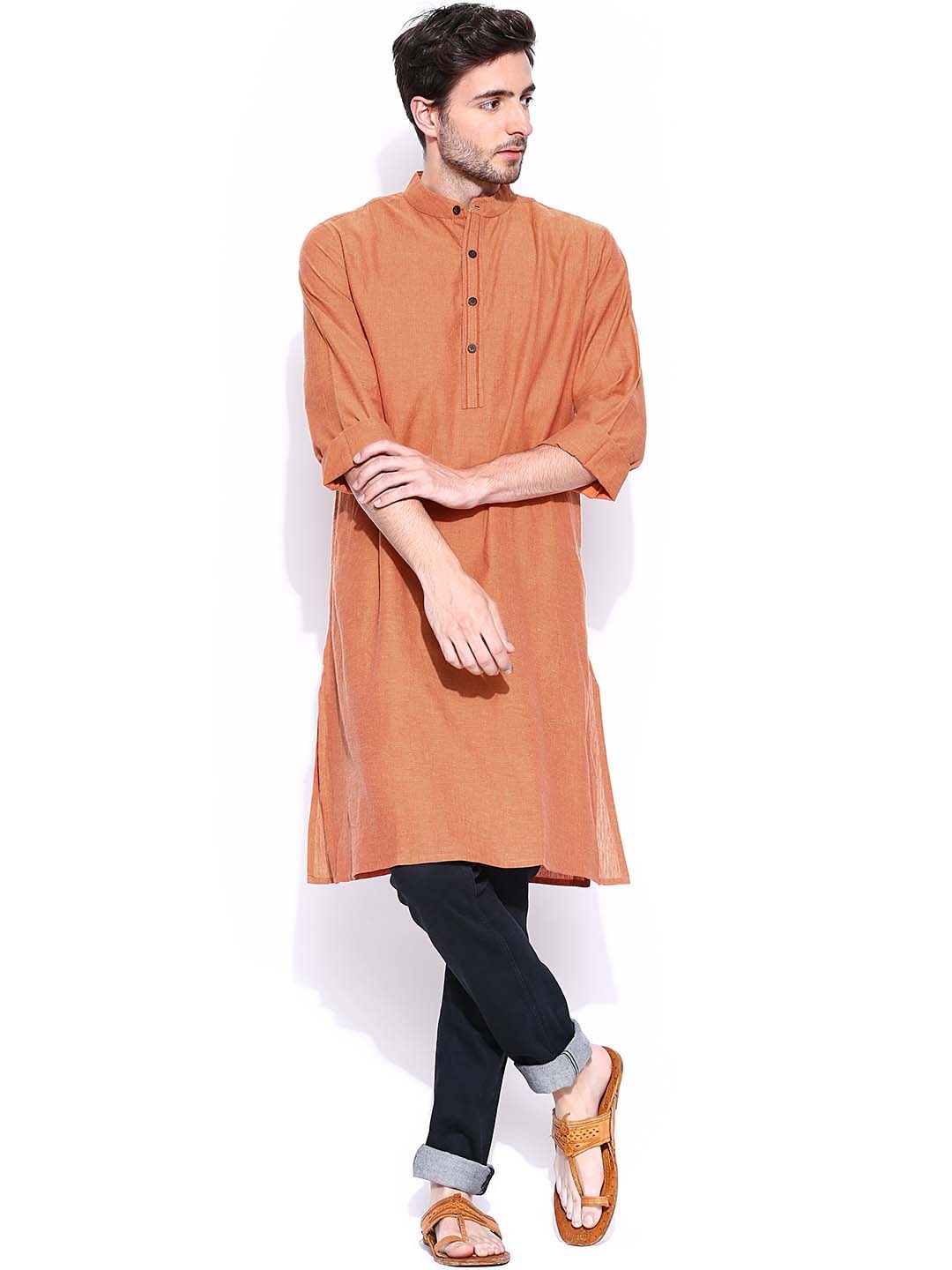 mens kurta in myntra