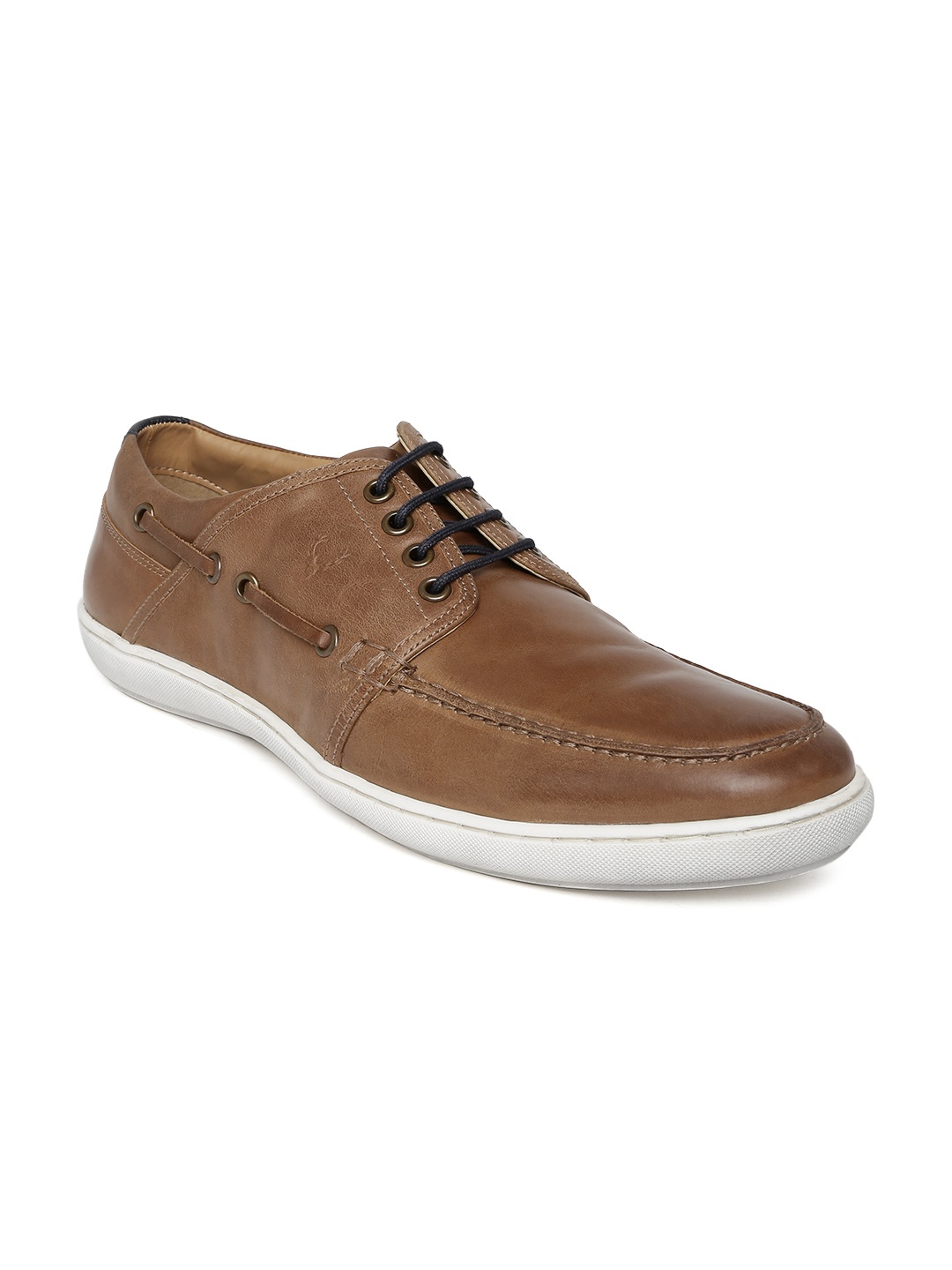 allen solly brown formal shoes