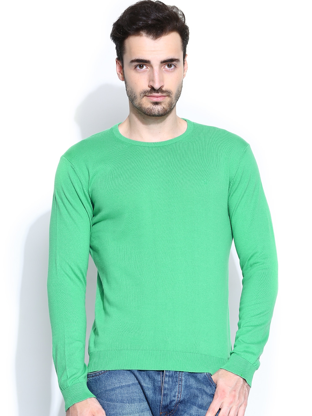 Myntra United Colors of Benetton Men Navy Sweater 717539  Buy Myntra 