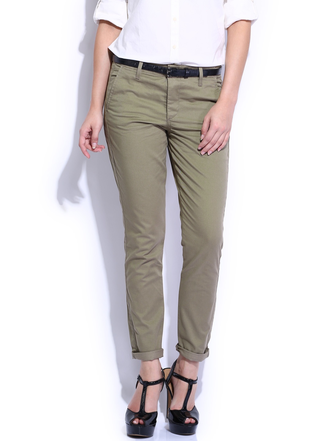 khaki levi's womens