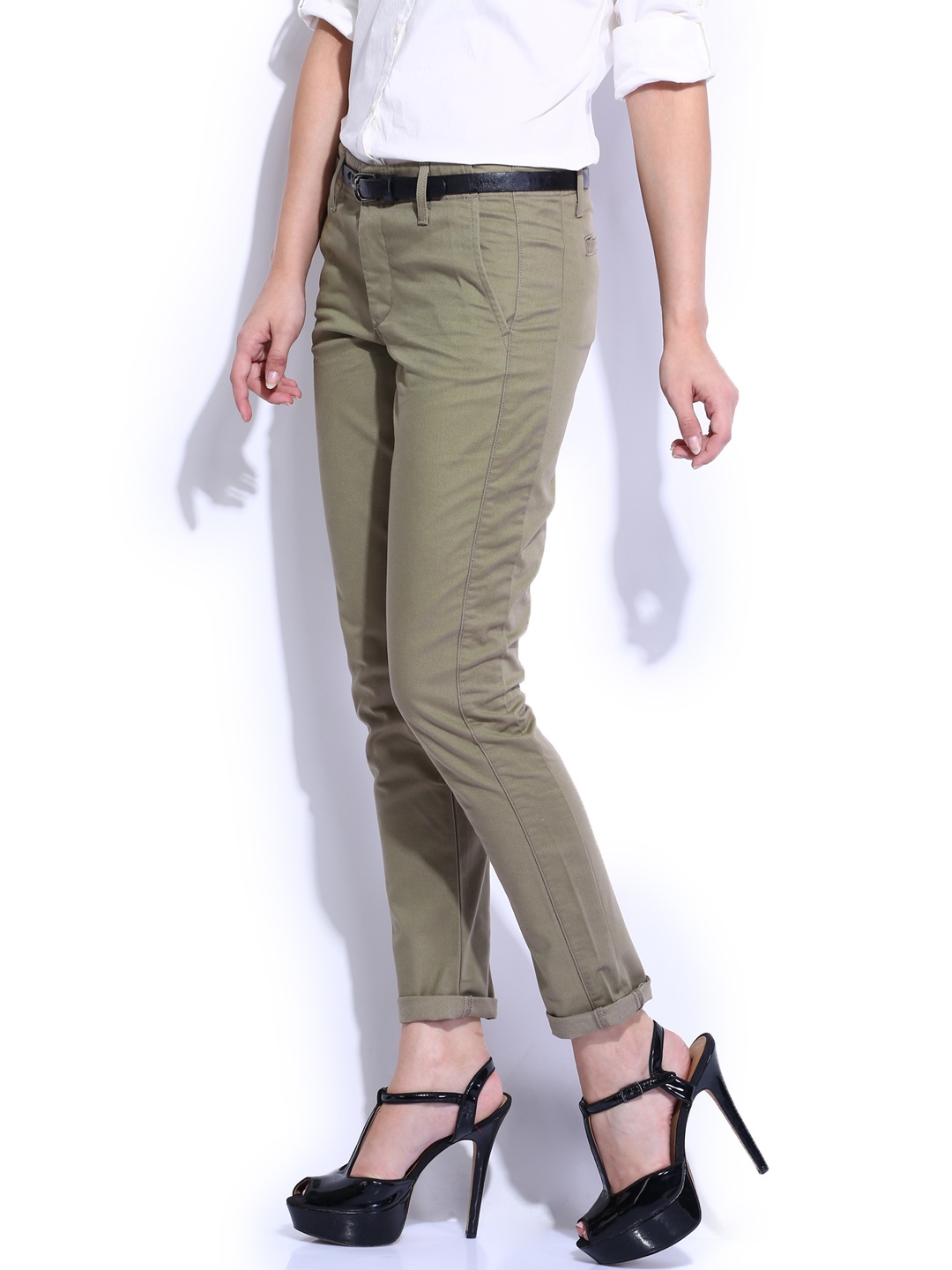 khaki levi's womens