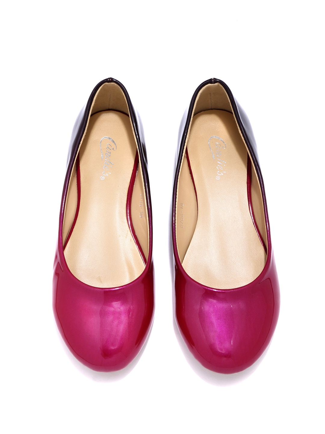 dark purple flat shoes