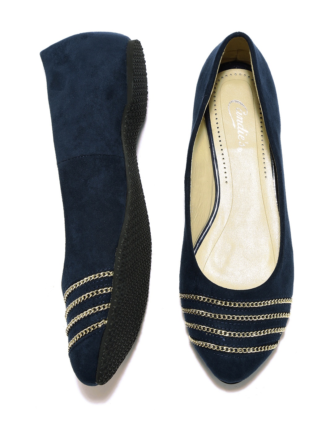 navy flat shoes with ankle strap