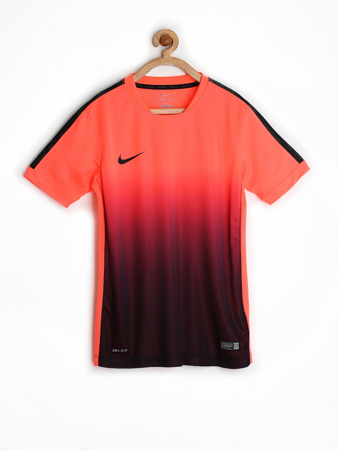 Myntra Nike Boys Neon Orange & Purple Football Tshirt 734103 Buy