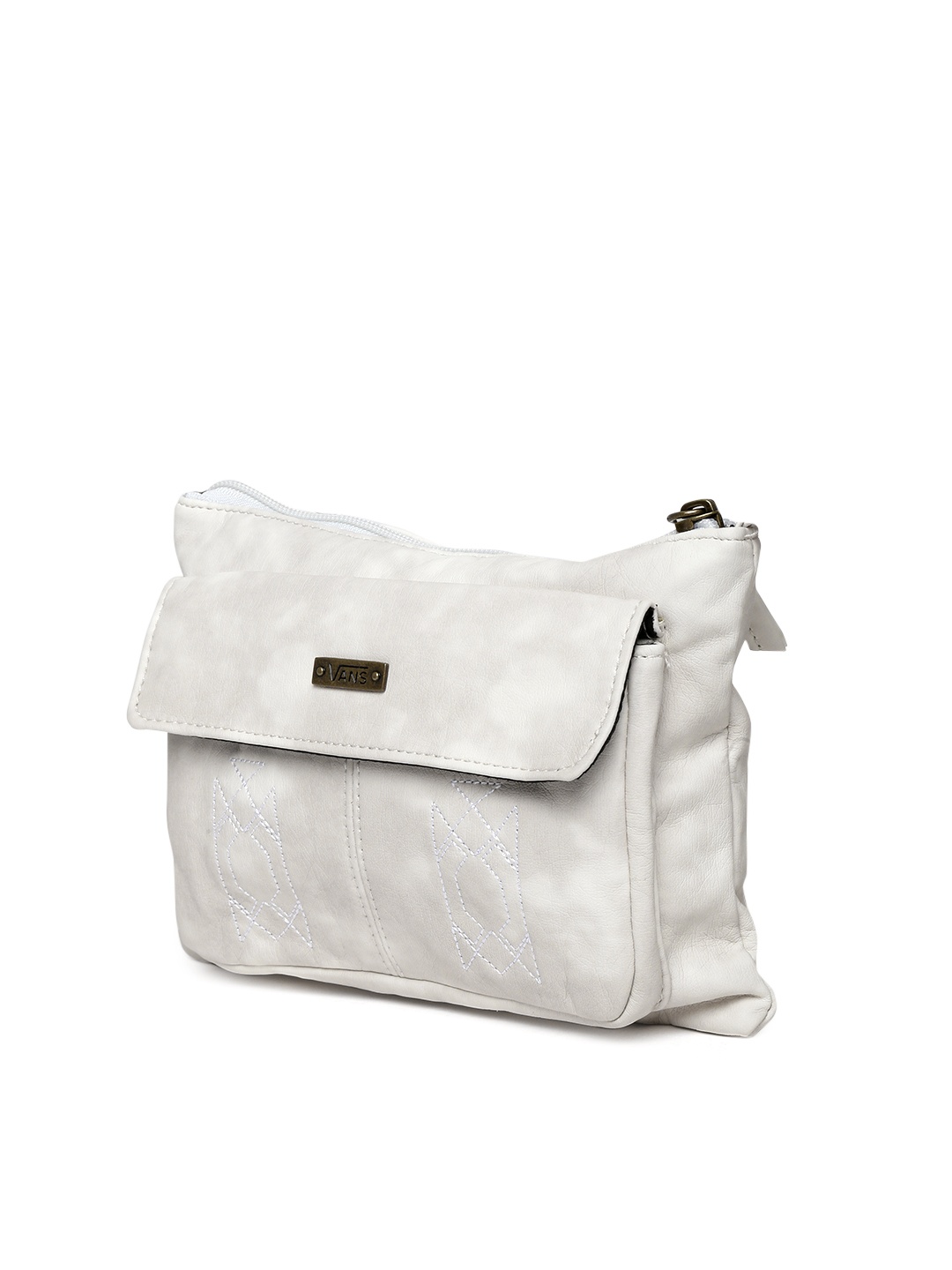 Myntra Vans Off-White Sling Bag 740350 | Buy Myntra Vans Handbags at best price online. All ...