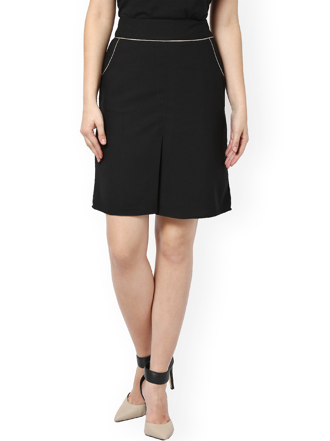Myntra Kaaryah Black ALine Skirt 744160 Buy Myntra Kaaryah Skirts at