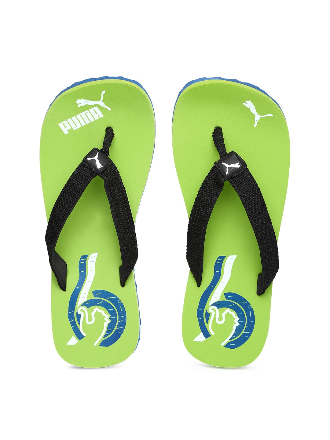 puma slippers online myntra