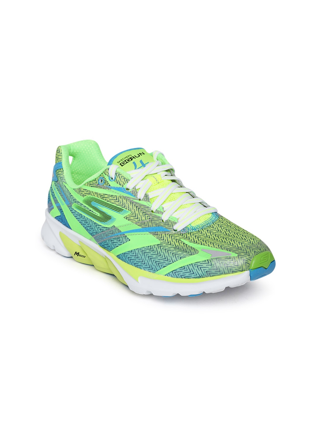 lime green track shoes