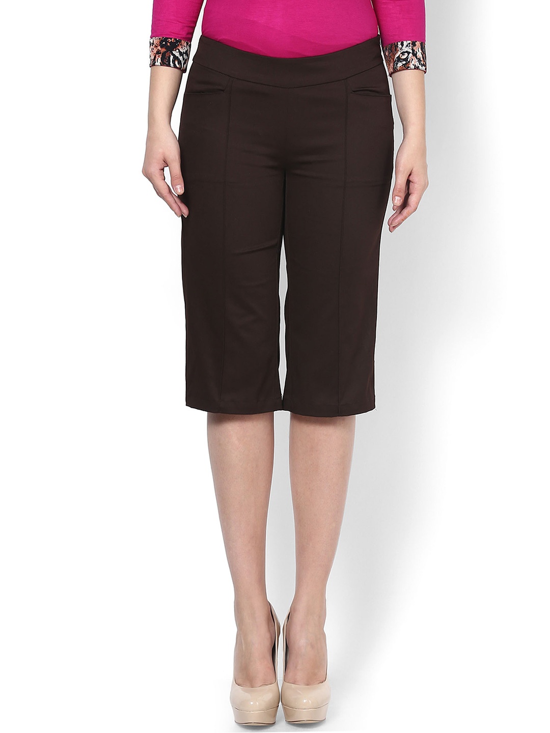 Myntra Kaaryah Women Brown Capris 785295 Buy Myntra Kaaryah Capris At Best Price Online All 