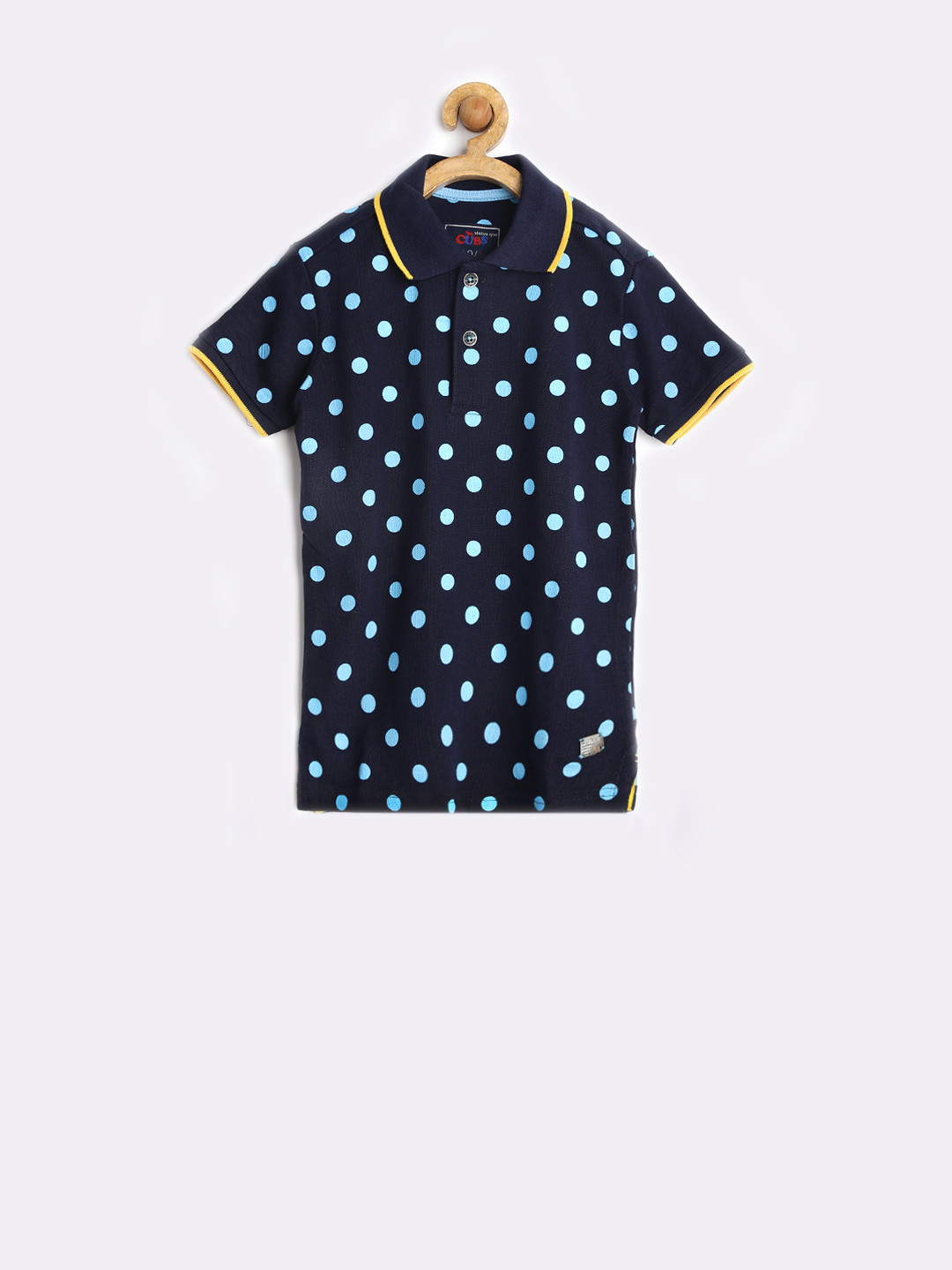 Myntra Status Quo Cubs Boys Navy Polka Dot Printed Polo T-shirt 794479 ... Myntra Status Quo Cubs Boys Navy Polka Dot Printed Polo T-shirt 794479 ...