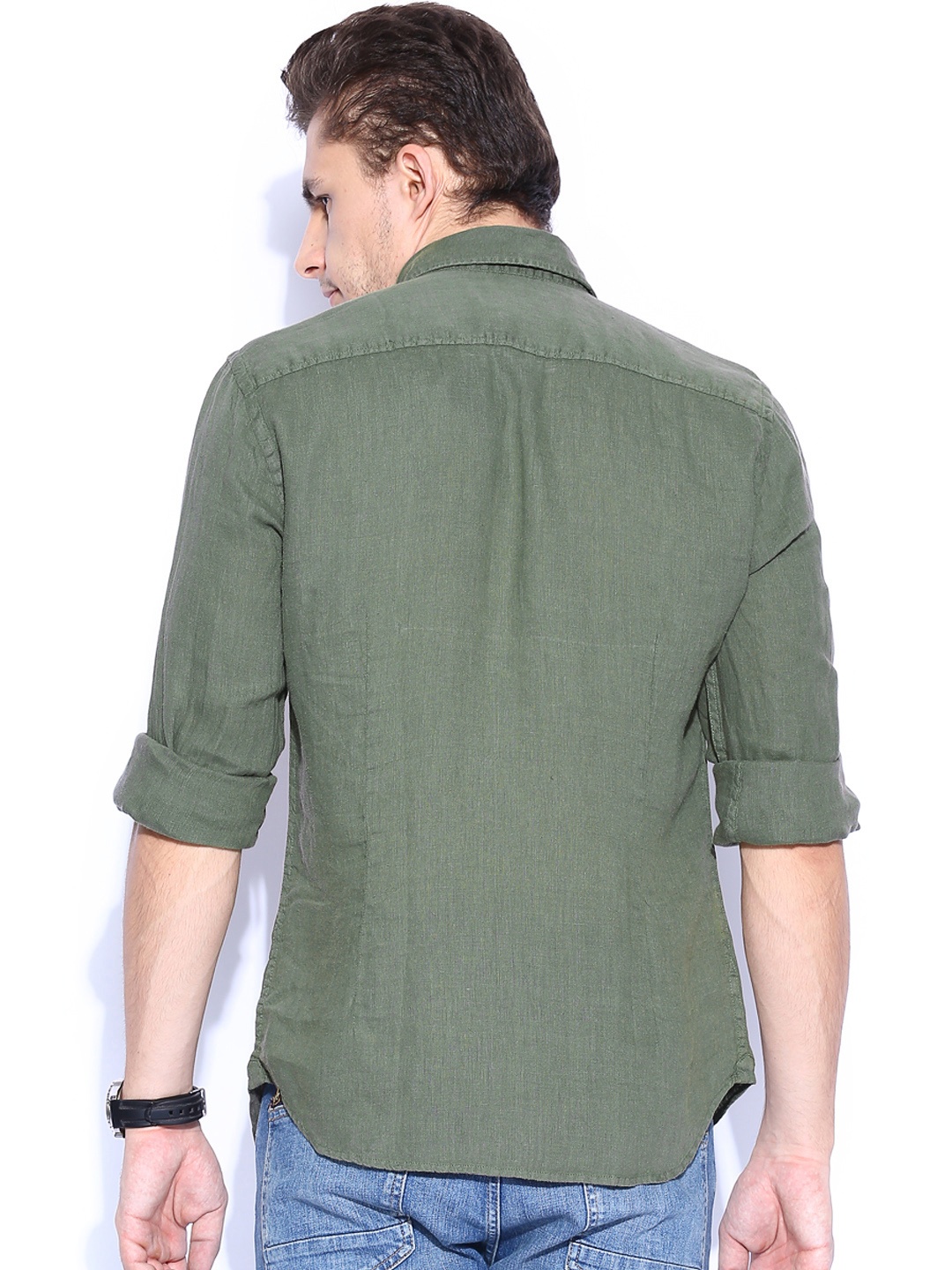 myntra h e by mango green slim fit linen smart casual shirt 801365 buy myntra h e by mango myntra h e by mango green slim fit linen smart casual shirt 801365 buy myntra h e by mango
