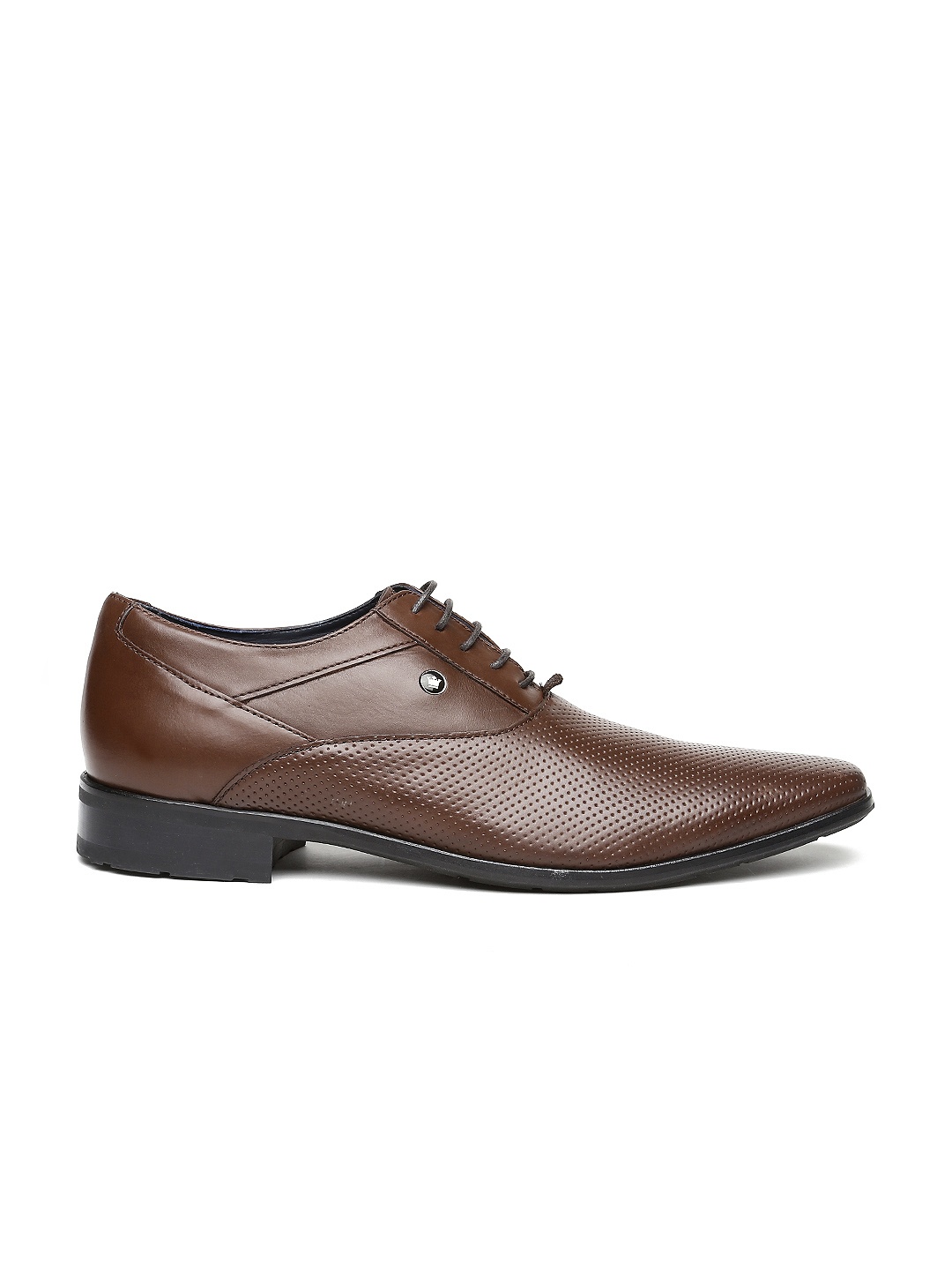 Myntra Louis Philippe Men Brown Leather Oxford Shoes 801484 | Buy Myntra Louis Philippe Formal ...