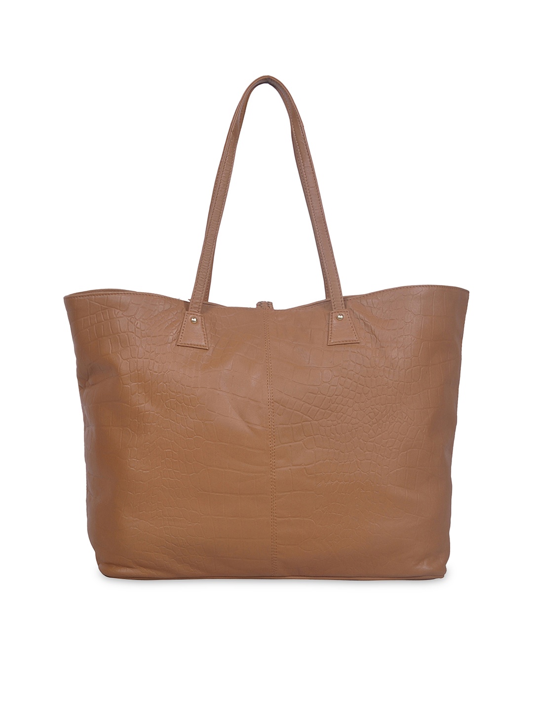 Myntra Justanned Women Brown Leather Tote Bag 809446 | Buy Myntra Justanned Tote Bags at best ...