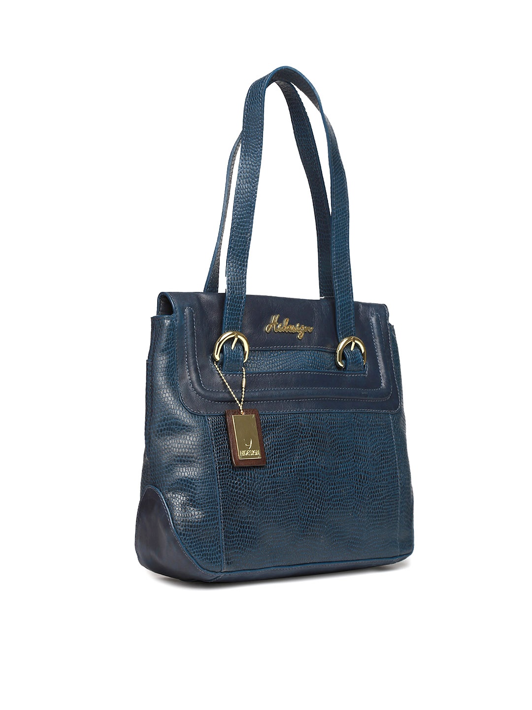 Myntra Hidesign Navy Leather Handbag 814947 | Buy Myntra Hidesign Handbags at best price online 