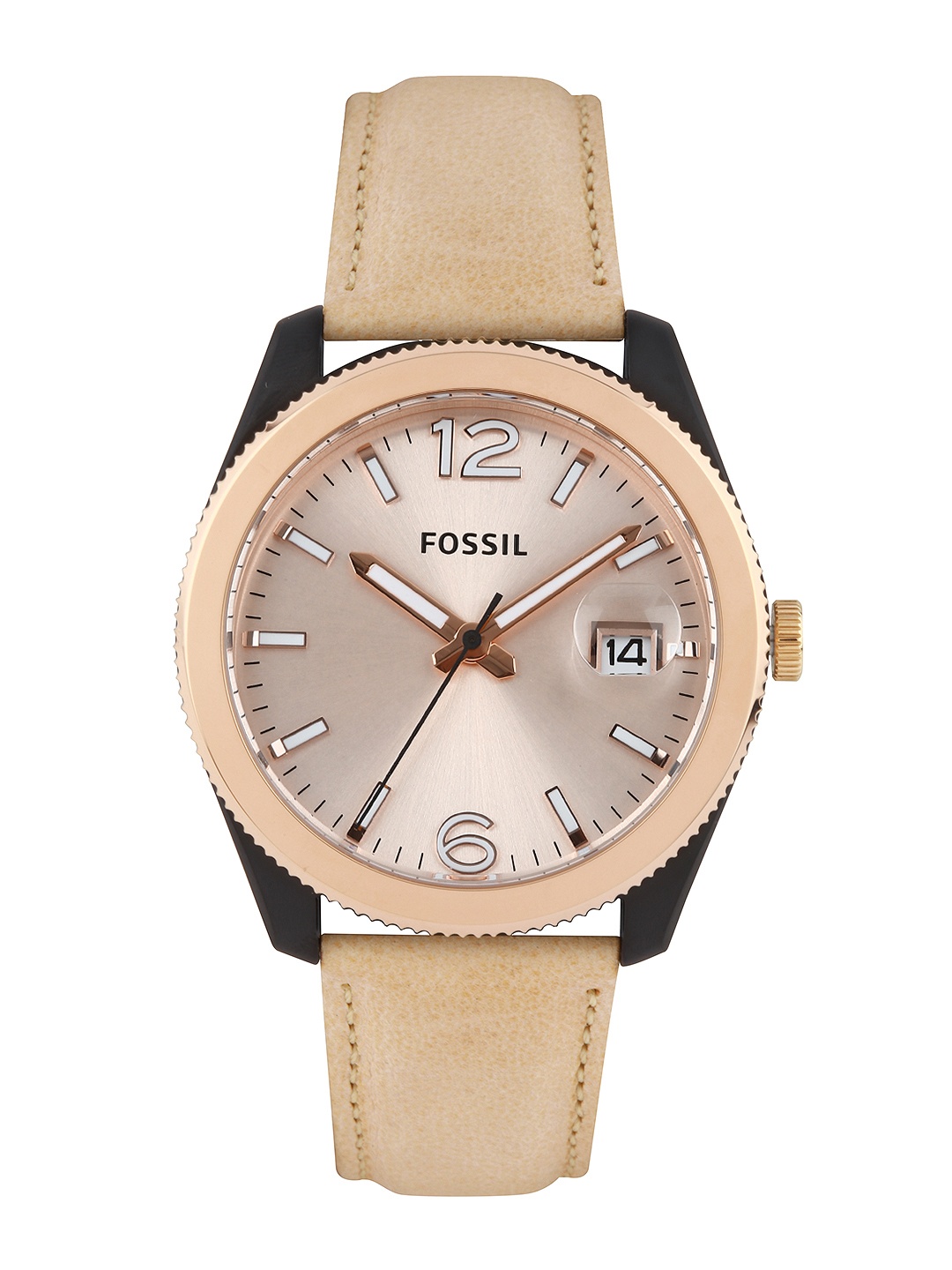 fossil automatic watch rose gold