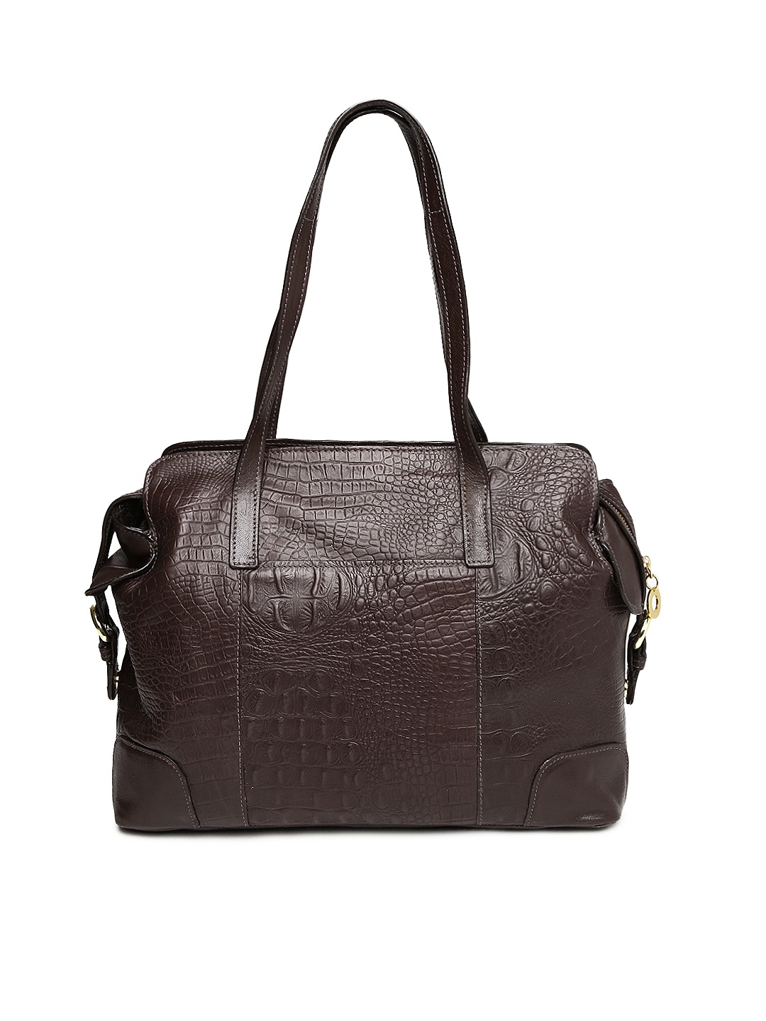 Myntra Hidesign Brown Leather Shoulder Bag 832844 | Buy Myntra Hidesign Handbags at best price 