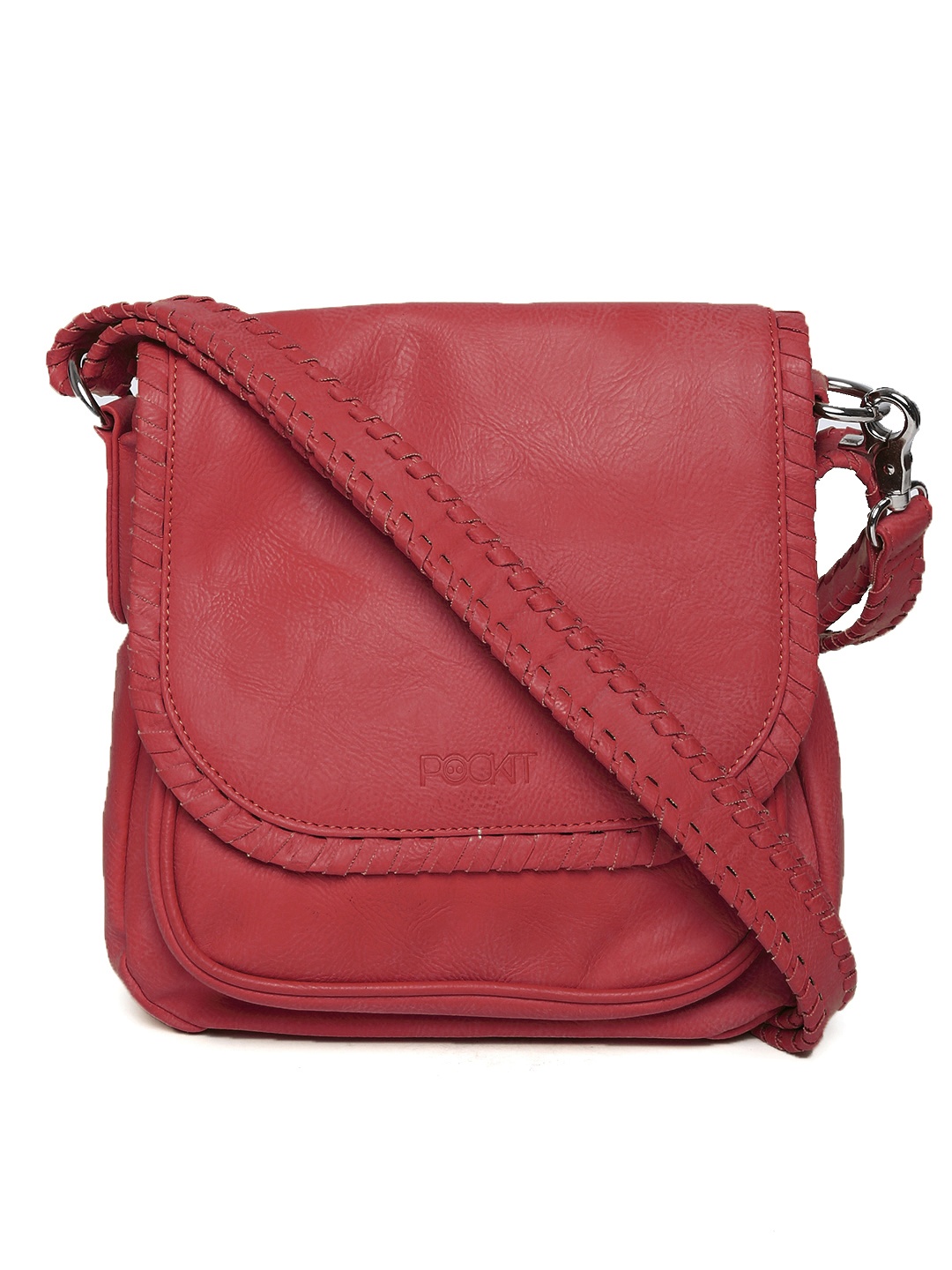 Myntra POCKIT Red Sling Bag 844784 | Buy Myntra at best price online. All myntra products with ...