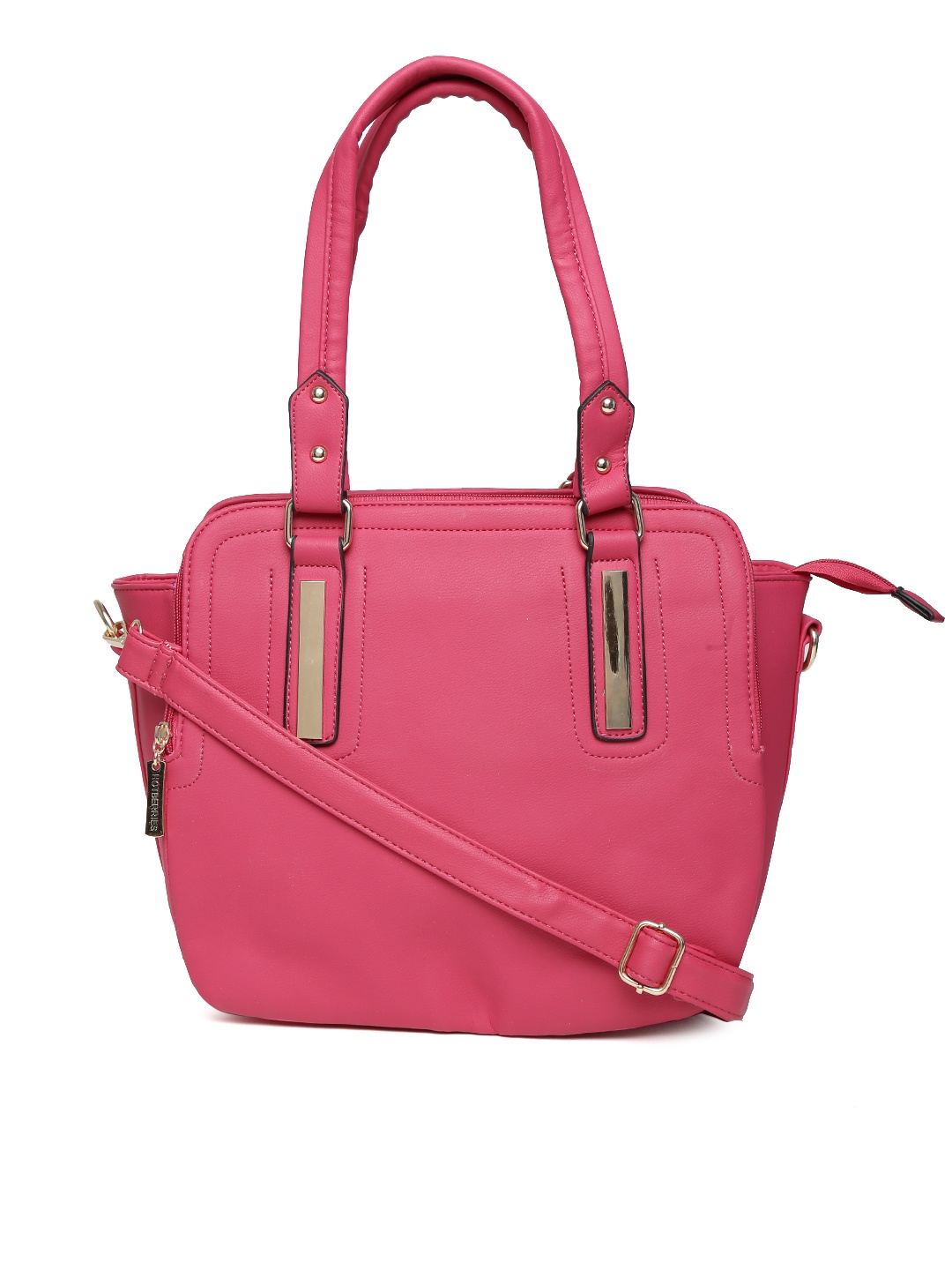 Myntra Hotberries Pink Shoulder Bag with Sling Strap 867677 | Buy Myntra Hotberries Handbags at ...