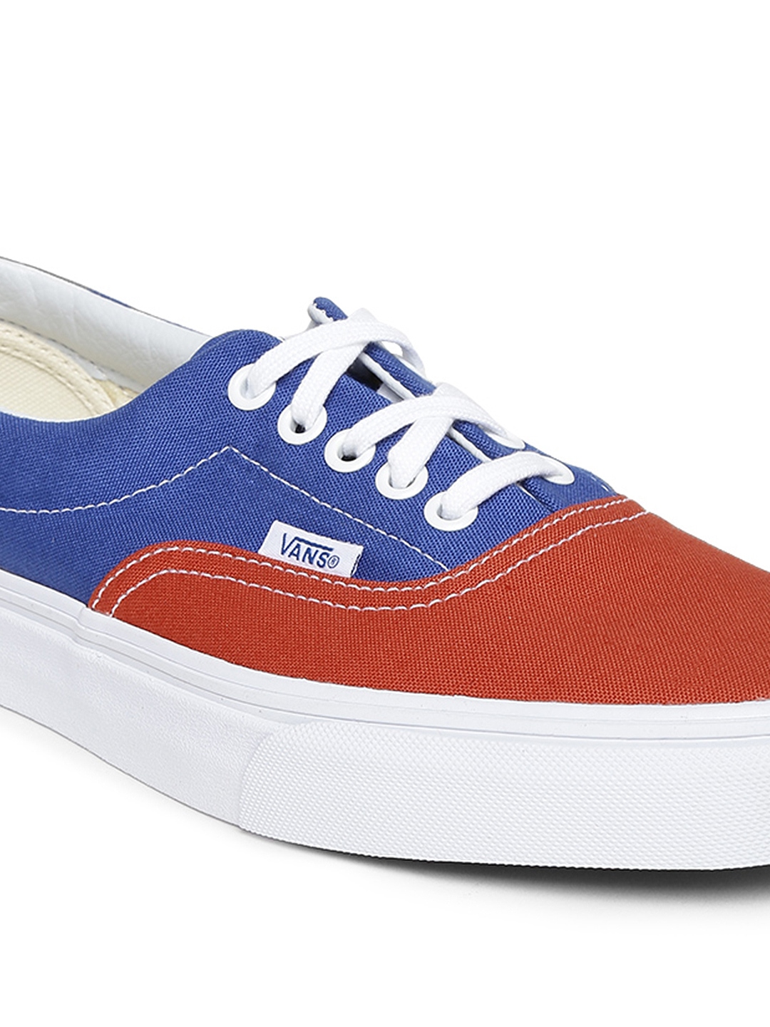 Myntra Vans Unisex Blue & Orange Era Canvas Sneakers