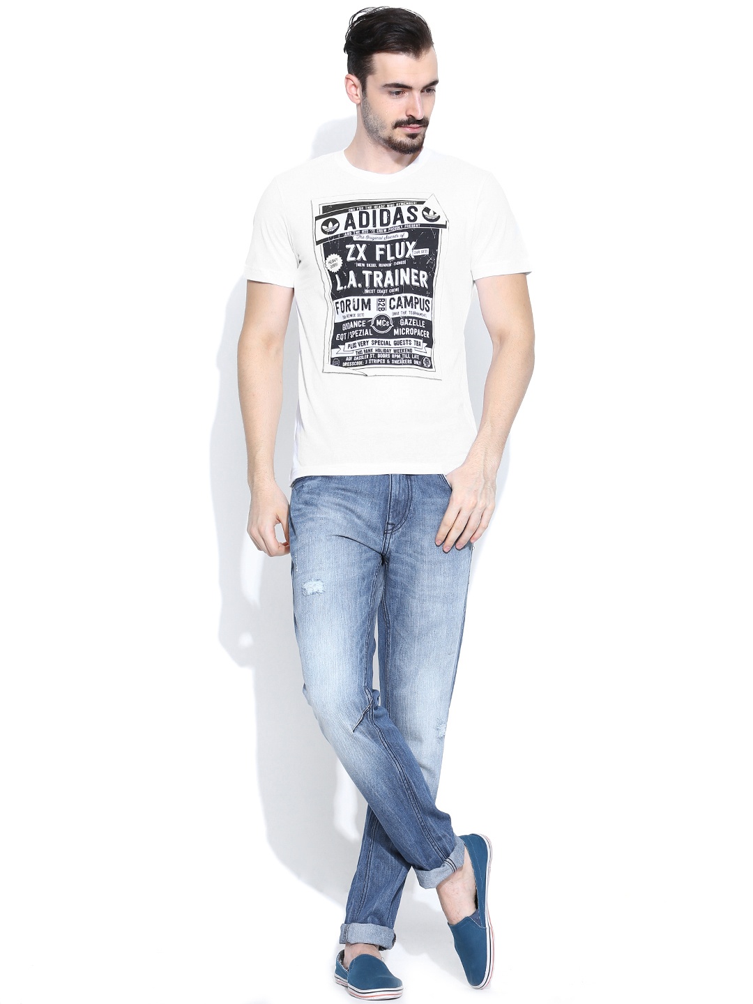 myntra adidas t shirts