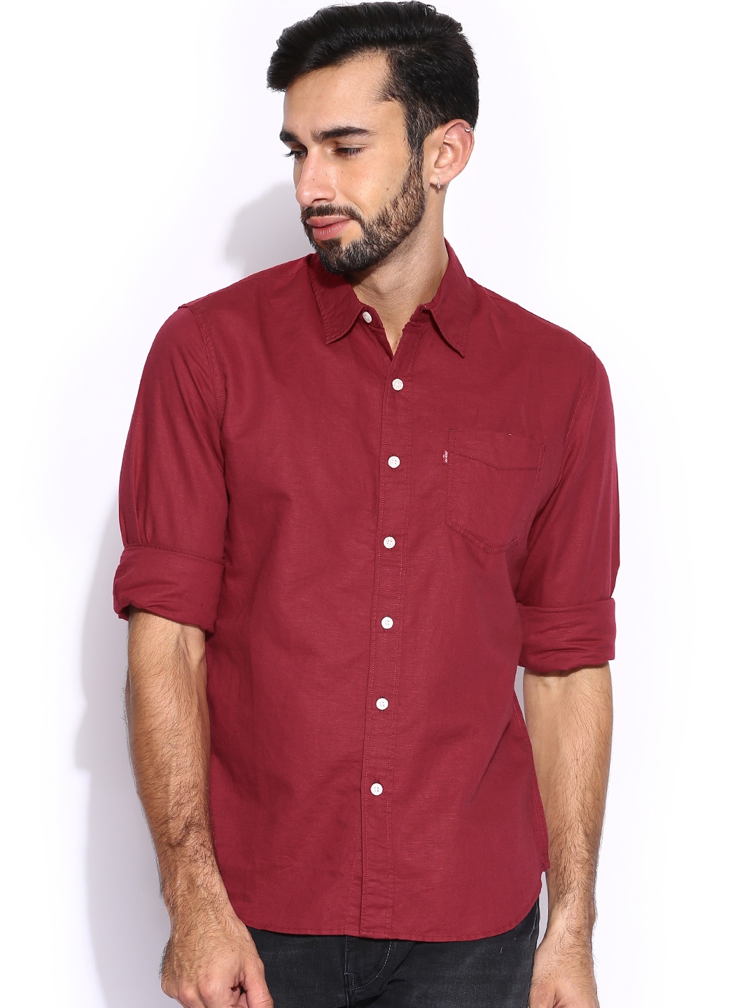 myntra levis maroon slim linen casual shirt 882479 buy myntra levis shirts at best price myntra levis maroon slim linen casual shirt 882479 buy myntra levis shirts at best price