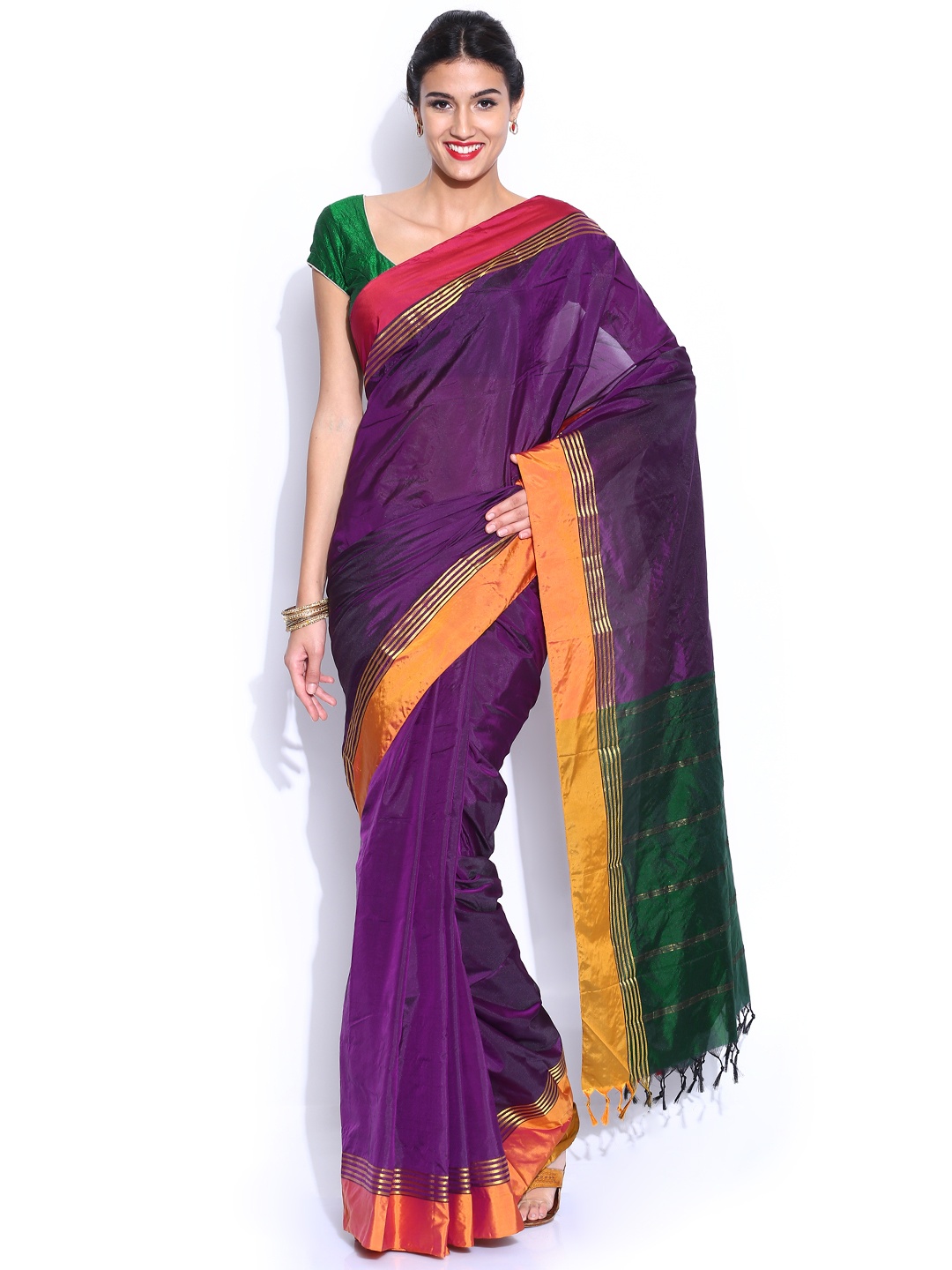 myntra saree gown