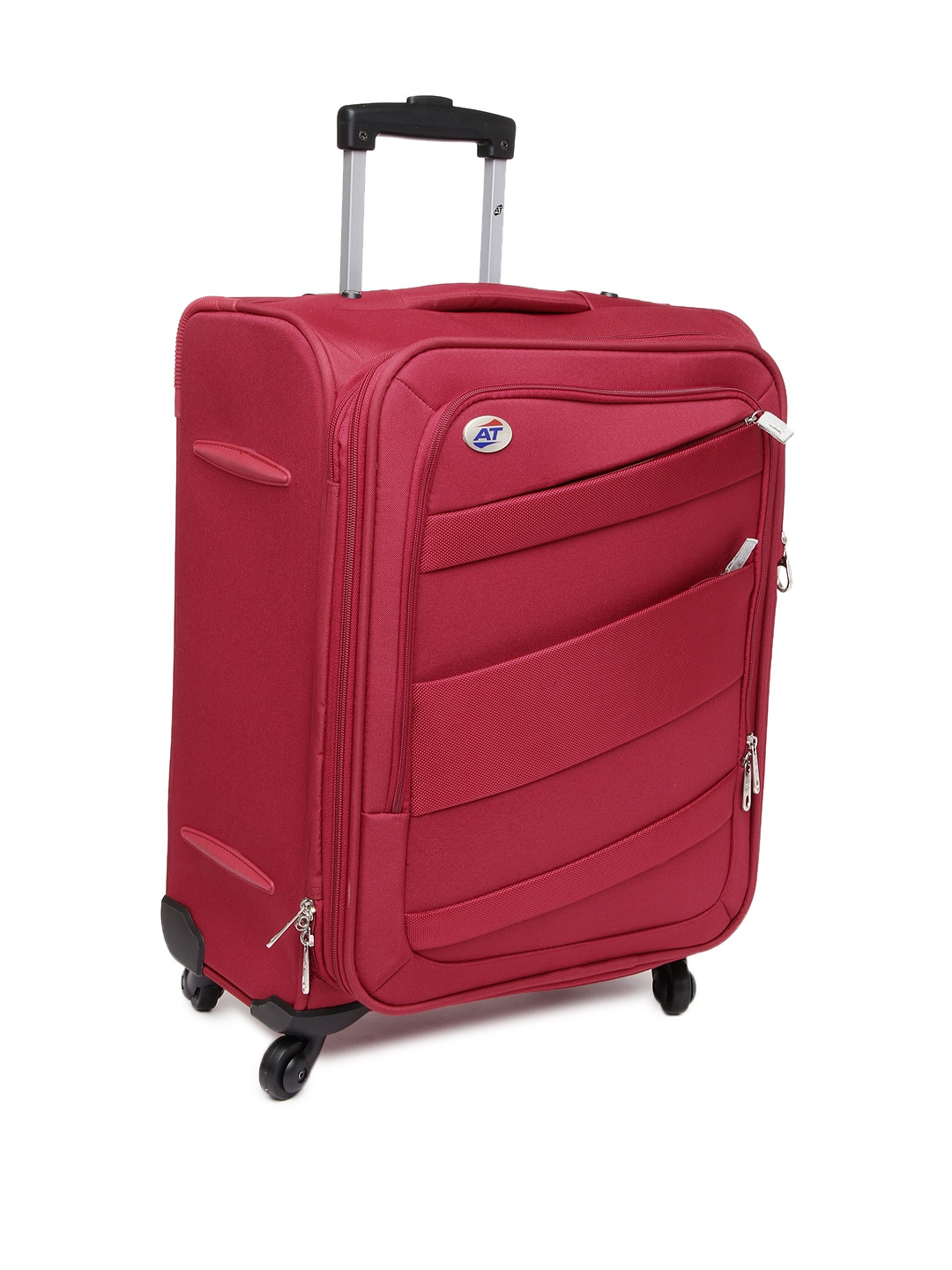 Myntra AMERICAN TOURISTER Unisex Red IMPRESSION Medium Trolley Bag