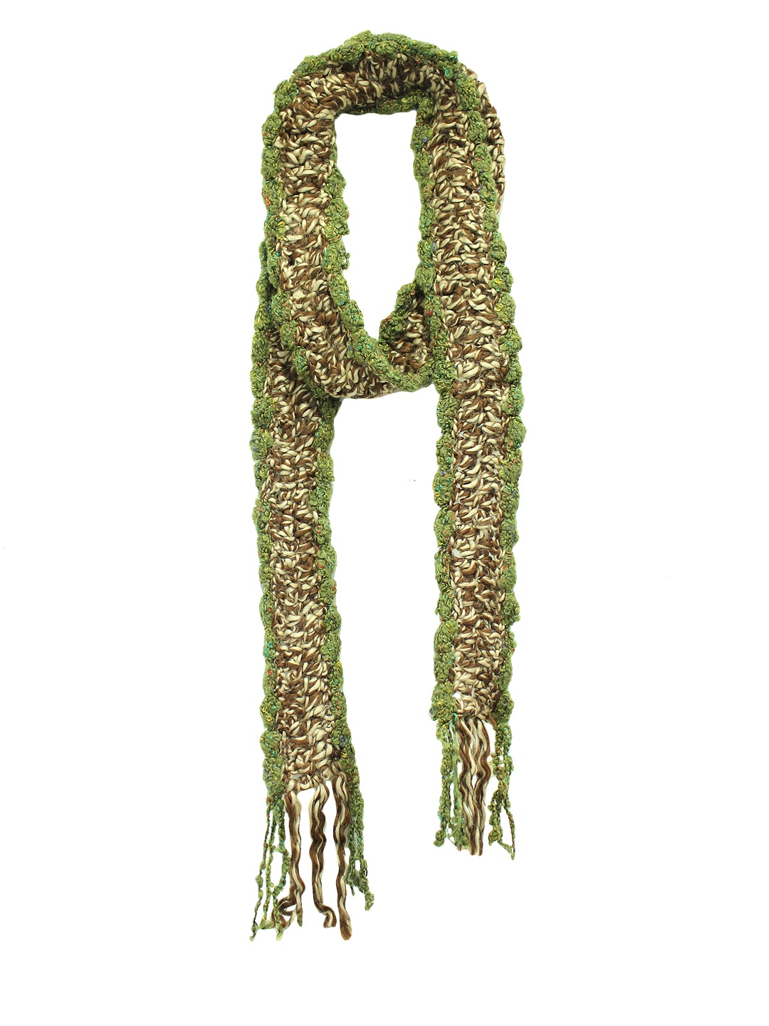 Anekaant Women Brown Scarf