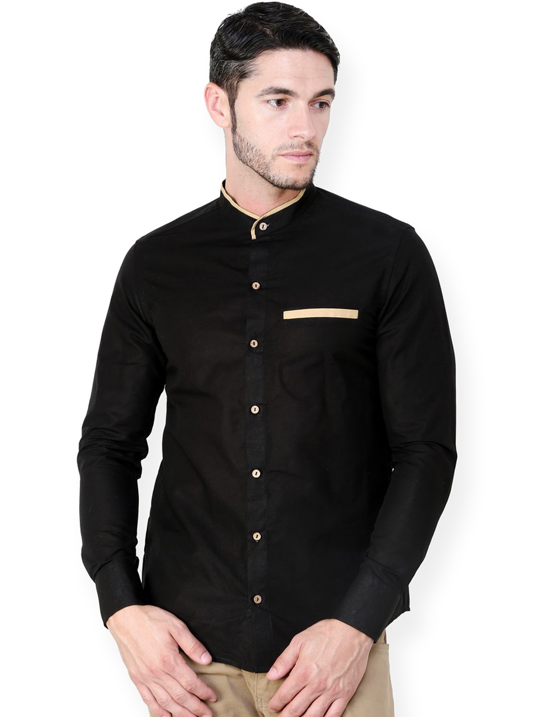 Black T Shirts Price List A black kurti with a pair of red leggings, a black shirt with a pair of green chinos, a black dress with a chic blue belt - see? You can pair a black outfit with just about anything and it will look ravishing.