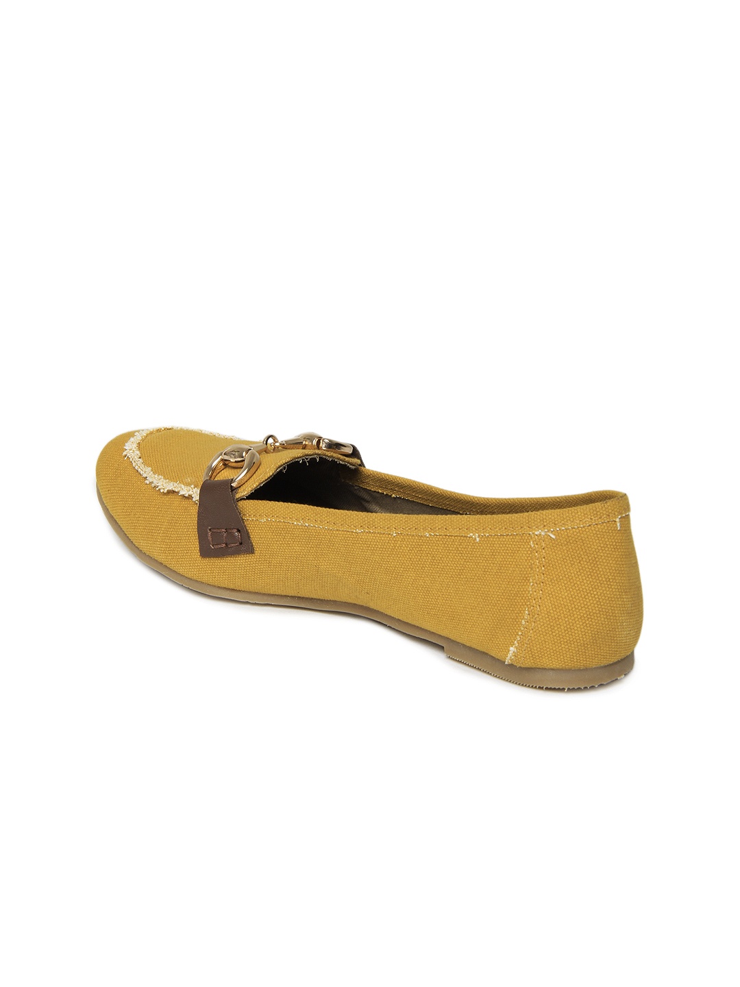 womens mustard yellow flats