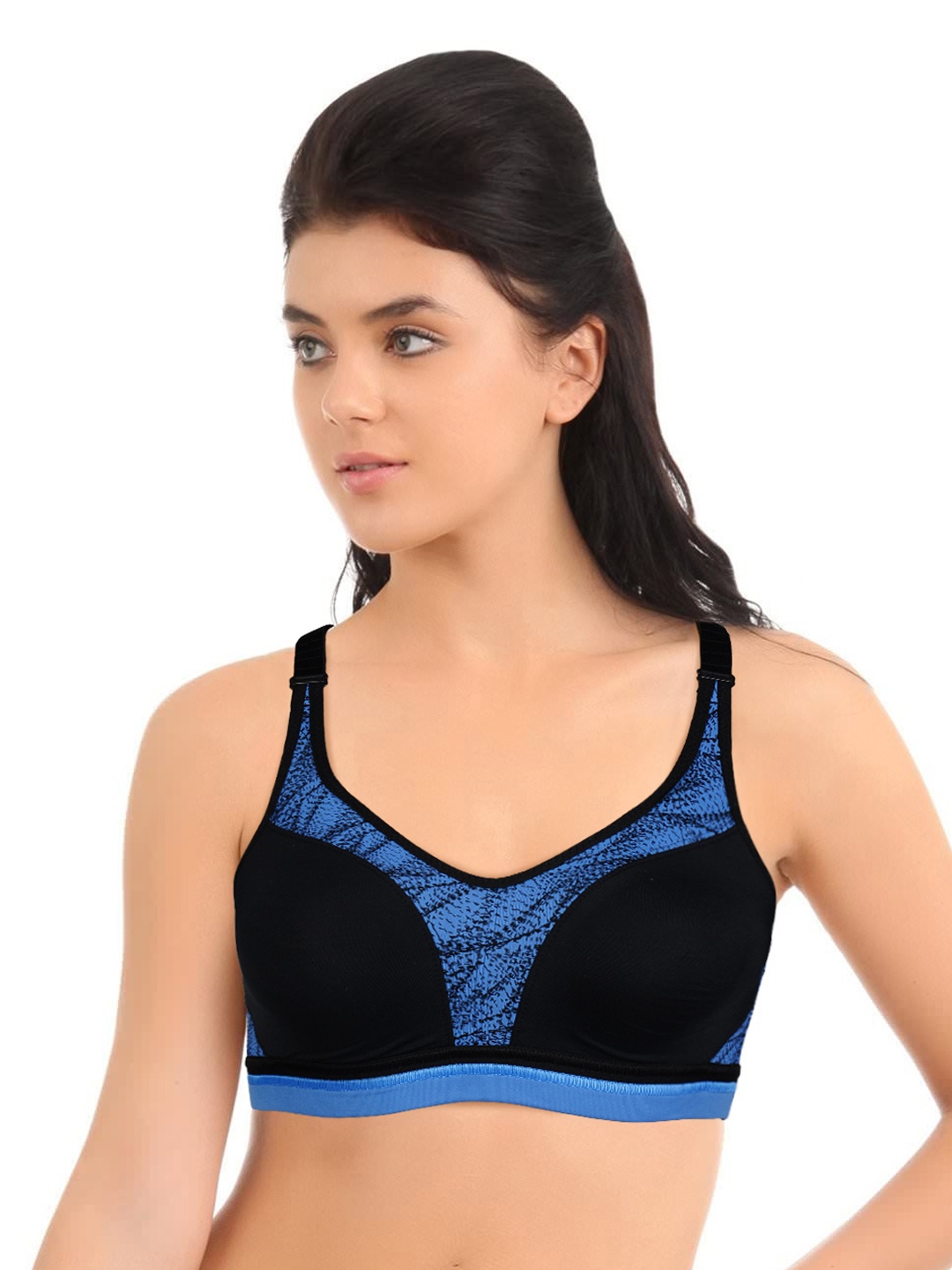 Enamor Blue High Impact Sports Bra